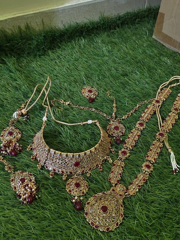 polki, kundan and mixed artificial jewellery sets for formal wear 1