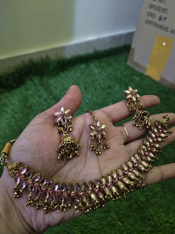 polki, kundan and mixed artificial jewellery sets for formal wear 6