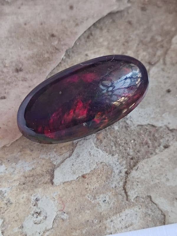 black opal Ethiopian real stone 1