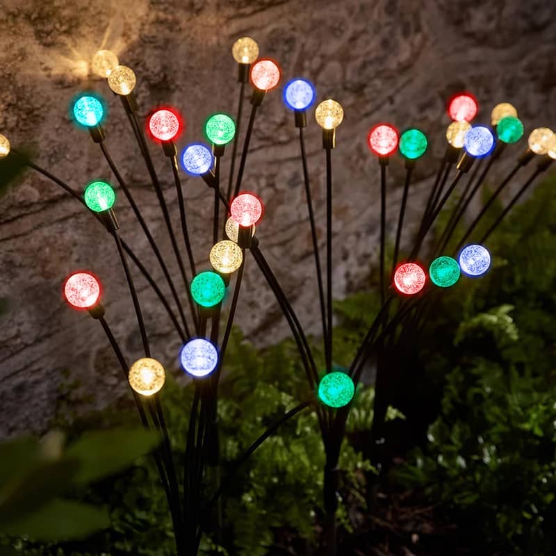 Solar String Cherry Blossoms beautiful Fairy Lights 8Modes Multi-Color 6