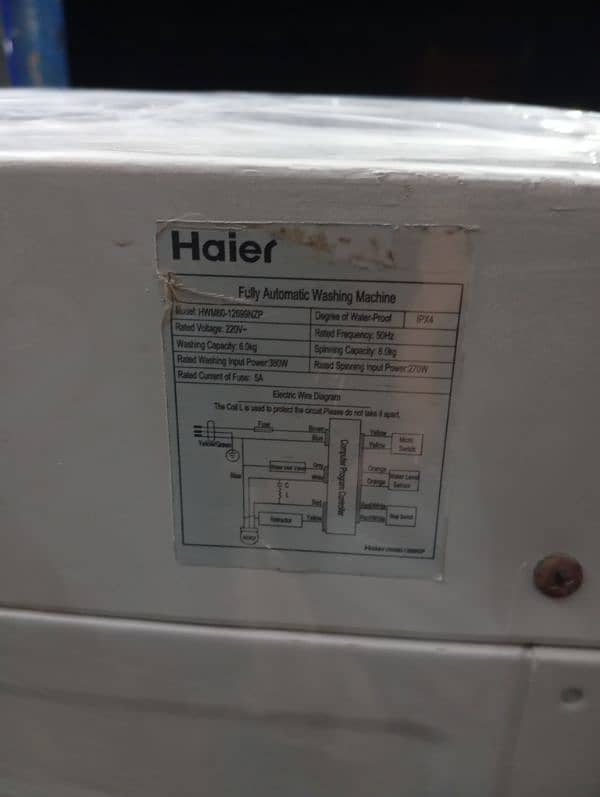 Haier 6kg washing machine 4