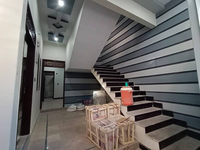 BRAND NEW Ground+1 House for SALE in North Karachi sector 5-C/2 in 1crore 60 Lac, near Market 23