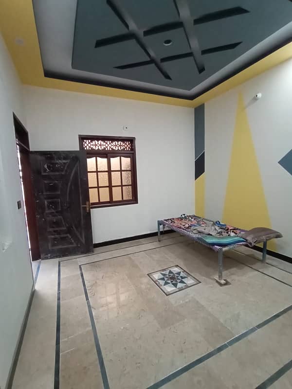 BRAND NEW Ground+1 House for SALE in North Karachi sector 5-C/2 in 1crore 60 Lac, near Market 27