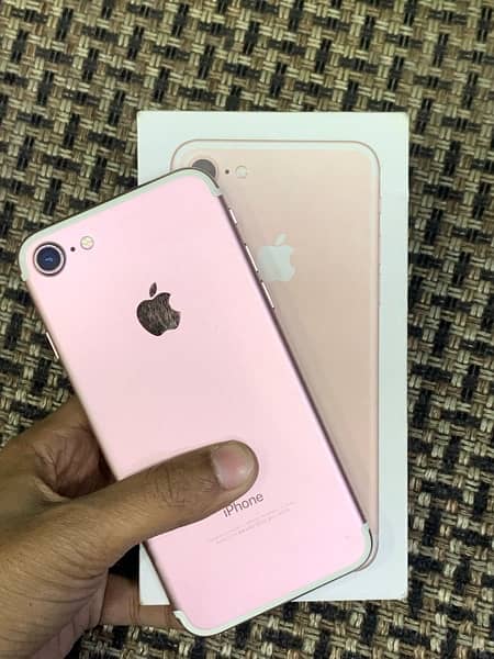 iphone 7 128 (Rose Gold) Non pta with box 1