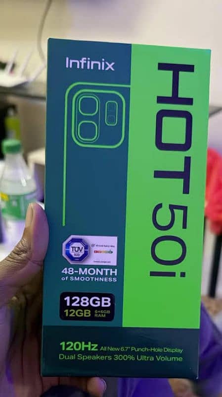 Infinix hot 50i new mobile 128/12 0