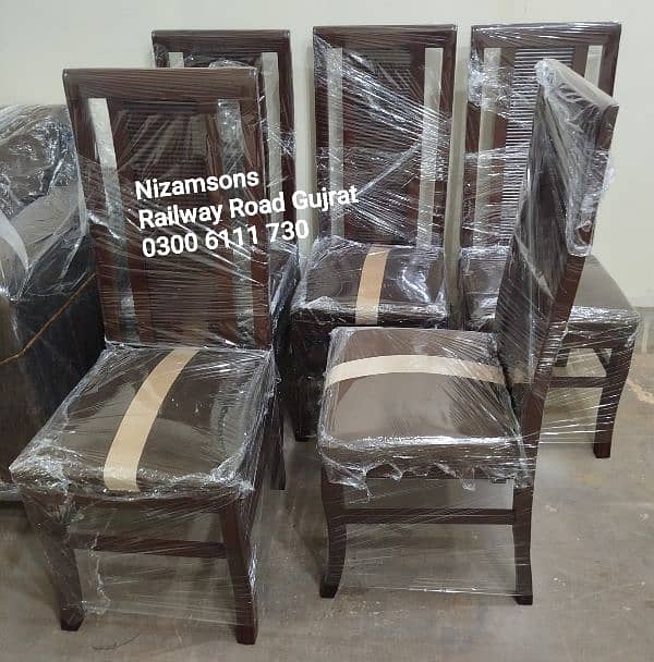 Brand New latest Design Dining Table with 6 chairs for sale in Gujrat 0