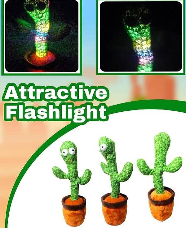 Interactive Plush Dancing Cactus Toy - Electric Drive Set for Kids c 6