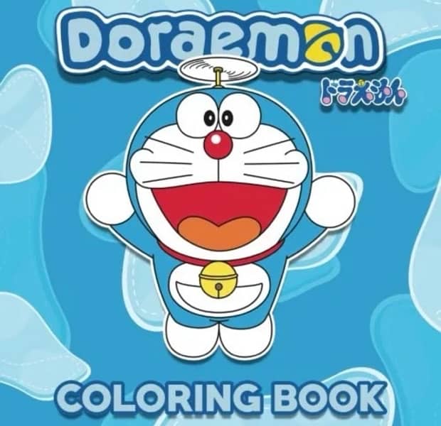 cutest children doraemon coloring book 0