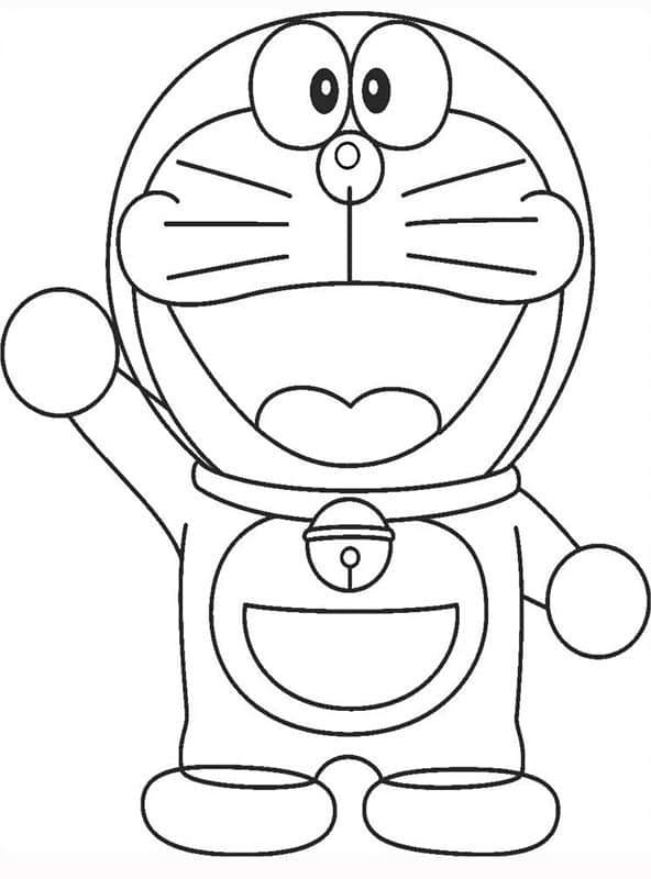 cutest children doraemon coloring book 2