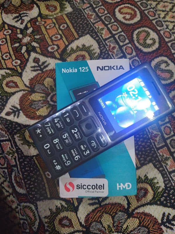 Nokia 125 4g mobile new Model just Box open Dual sim 10/10 03099547046 0