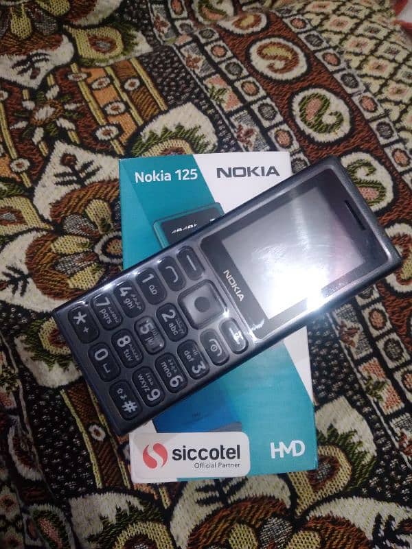 Nokia 125 4g mobile new Model just Box open Dual sim 10/10 03099547046 1