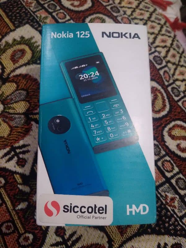 Nokia 125 4g mobile new Model just Box open Dual sim 10/10 03099547046 7