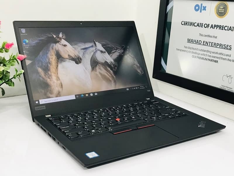 lenovo t490 core i5 8th generation -Quard core processor -UHD graphics 0