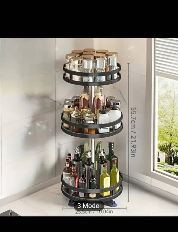 revolving metal organizer 0