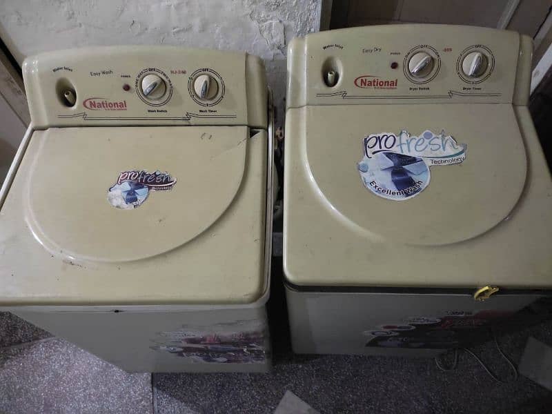 National washing machine and dryer 1