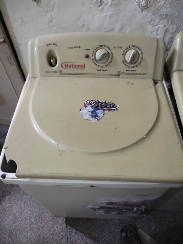 National washing machine and dryer 6