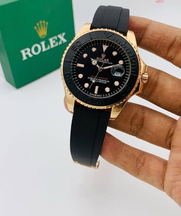 Rolex watche golden colour Available in bulk ,whole sale rate 1700 py 3