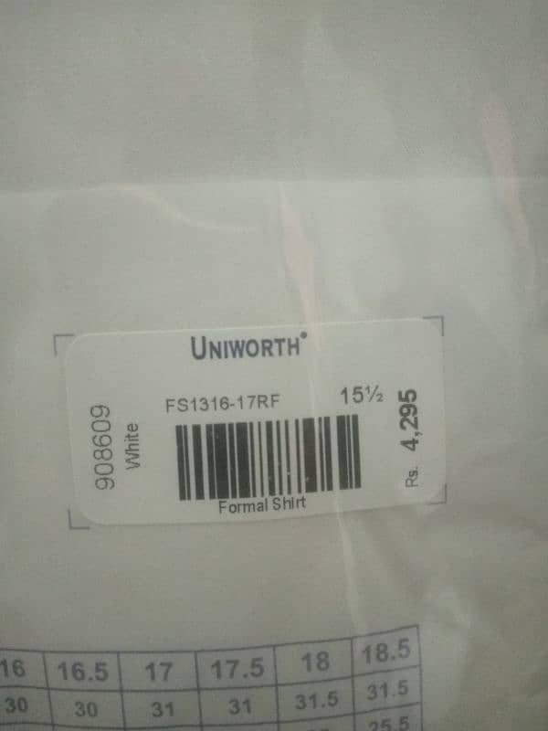 Uniworth Dress Shirt 1