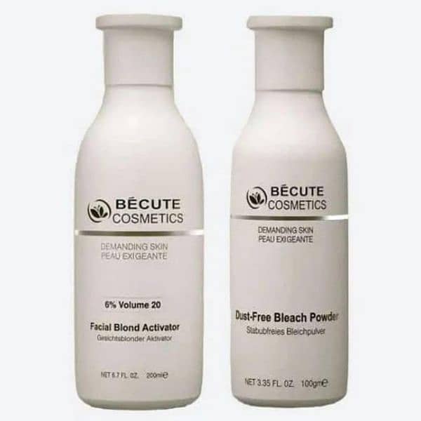 Glowing skin bleach powder 2 pcs 1