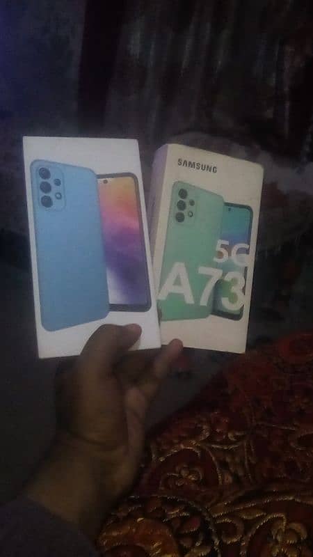 Samsung a73 5g sath box h 6.7 big disply 1