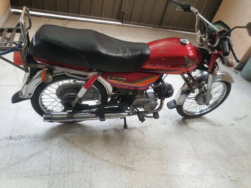 Honda Cd 70 Golden Number plate 2