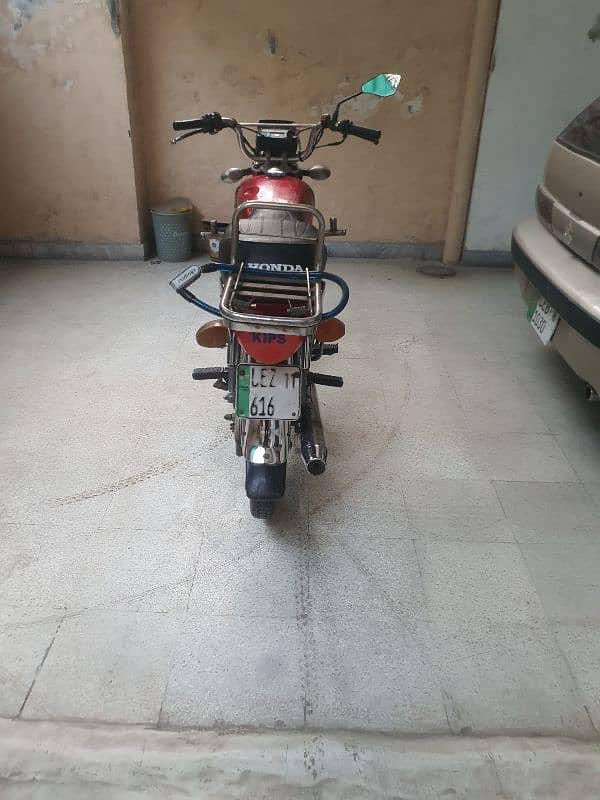 Honda Cd 70 Golden Number plate 3