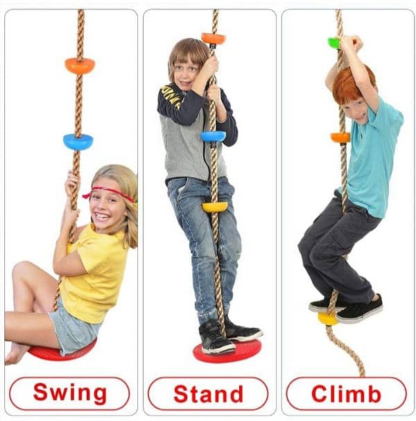 portable monkey ladder/ rope swing /jhoola/  kid's play 7