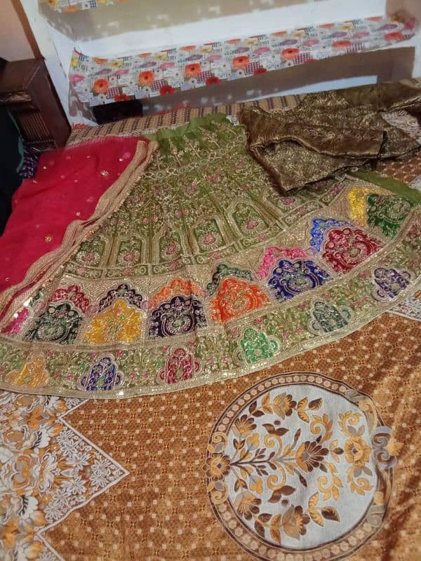 Mehndi wear Lehnga 3