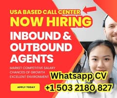 HIRING  CALL CENTER AGENTS FOR USA CAMPAIGN