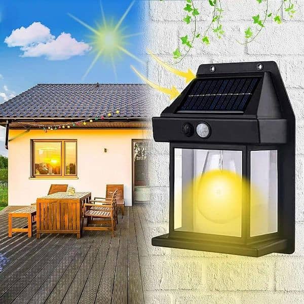 Solor motion sensor outdoor light 1