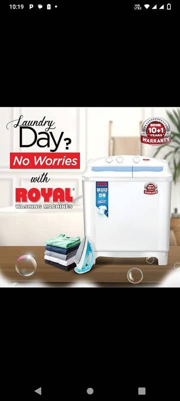 Royal washing Machine 9