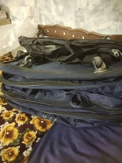 luggage 3 baags 1 piece new 2 use location khushab