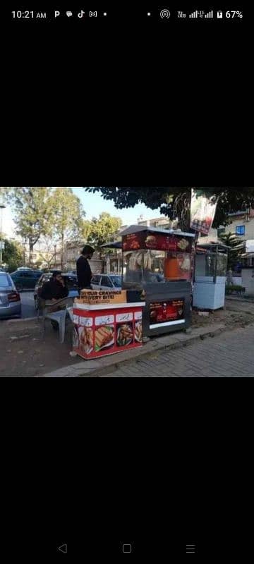 Fast food stall available  for rent 2