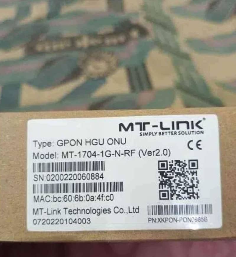 Wifi Router Fibre MT-link new  router 4