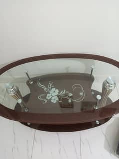 glass centre table