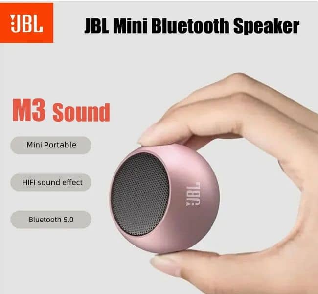 mini m3 jbl speaker wirless bluetooh 5.3 supported. 2