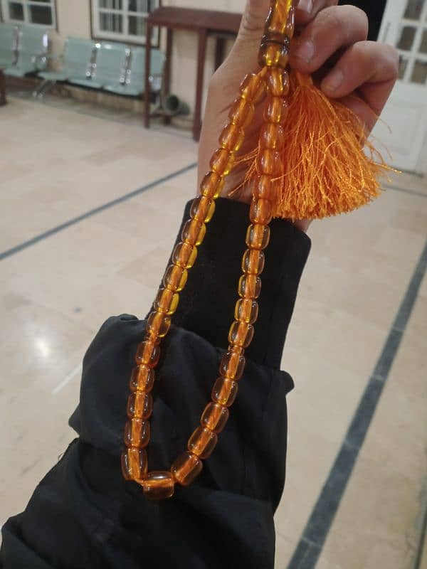 Antique Tasbih Sandalus (صندالوس) 100 Years Old with auth Shine Smell 4