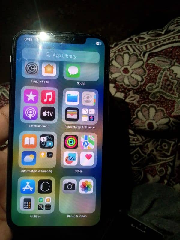 Iphone X 64GB and best condition 95 health face non ok Non PTA 3