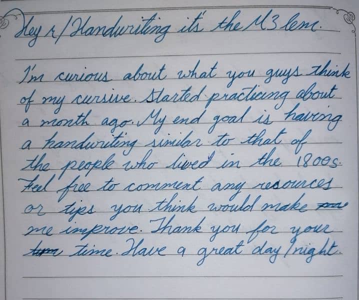 Handwriting Assignment job 1