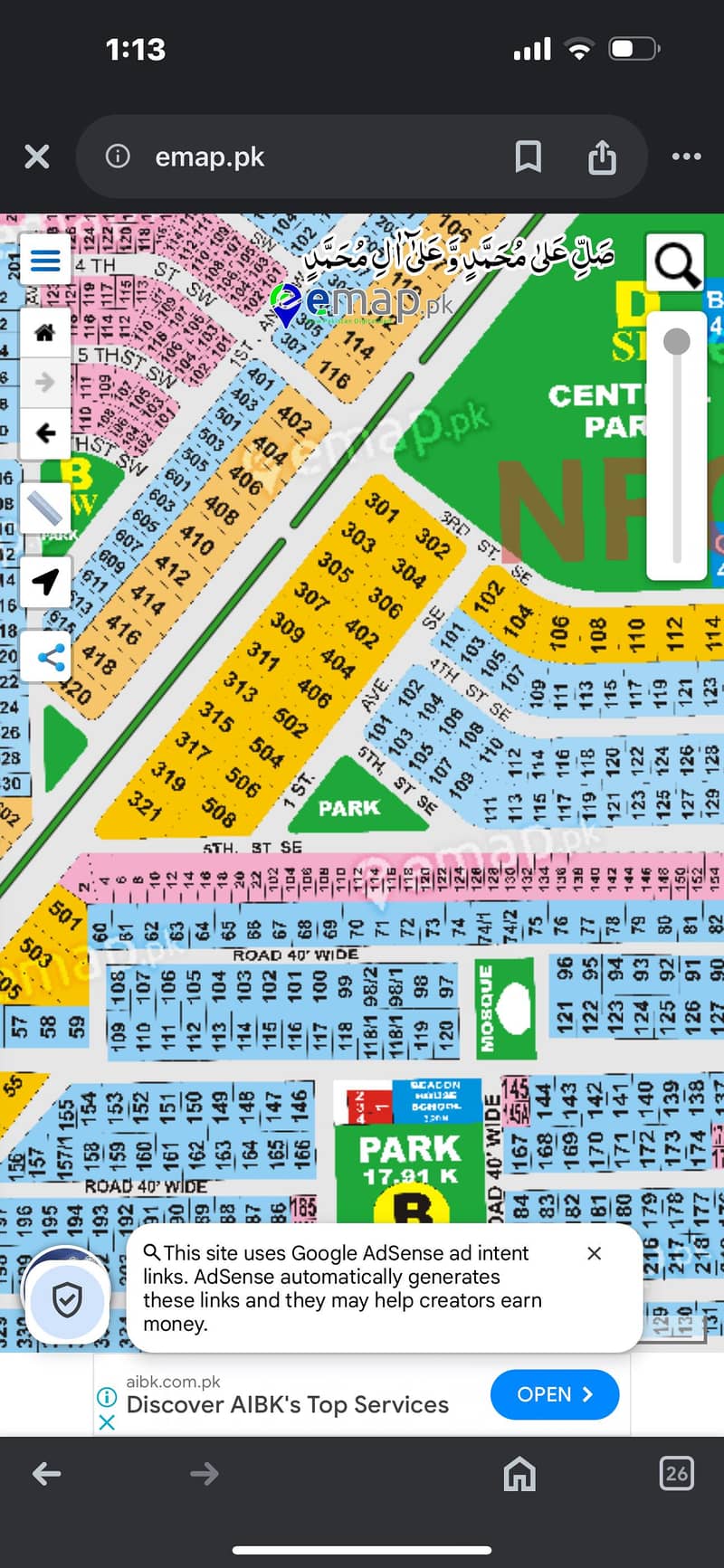 Main Road NFC Hot Location Plot For Sale 0