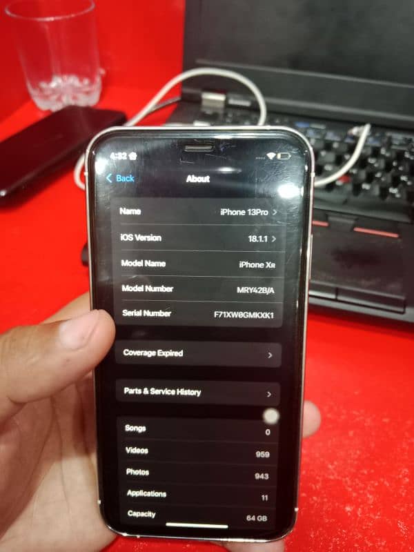 iPhone XR converted into 13 pro Fu 64 GB 0