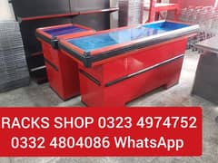 Cash Counter/ Bakery counter/ wall rack/ trolleys/ Baskets/ POS/ till