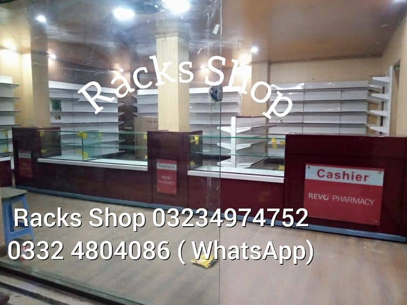 Cash Counter/ Bakery counter/ wall rack/ trolleys/ Baskets/ POS/ till 17