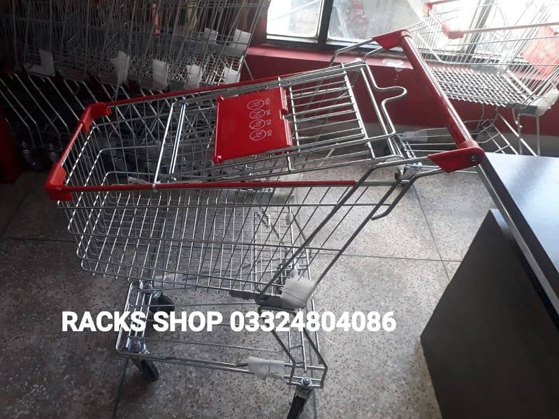 Cash Counter/ wall rack/ shopping trolleys/ Baskets/ till/ POS/ stores 19