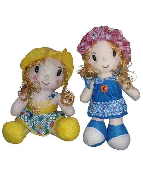 2pcs soft stuff washable doll's 2