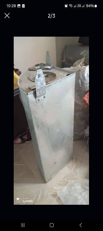 Gram Pani ki tanki / hot water steel tank 1