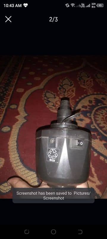 rechargeable air pump for air bed and many things  0313*29*53002 1