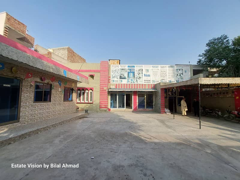 Commercial Building with 28 Rooms 10 bathroom 10 car garage available for rent on jail road 0