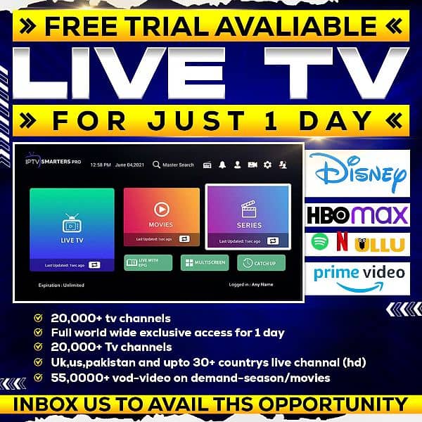 IPTV Services Available 2024 No Buffering Freezing Contact 03025083061 2