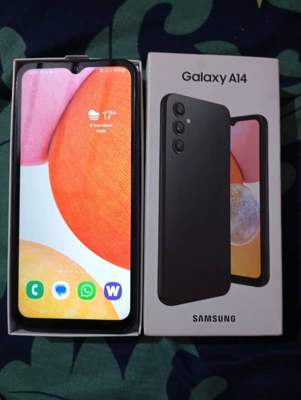 Samsung A14  Full Box (4 months warranty) 1